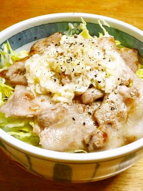 下宿生応援レシピ!豚バラねぎ塩丼☆ 簡単!早い!美味しい